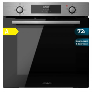 Cecotec Horno Multifunción Integrable 60cm Bolero Hexa M226000 Inox A. 2800W 72L