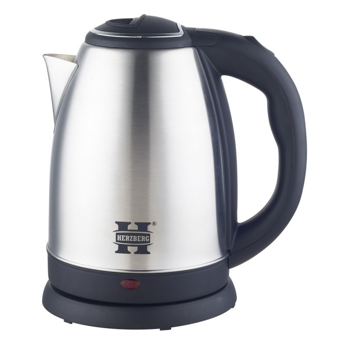 Bouilloire électrique 1.8L inox sans fil argent Herzberg HG5011-SIL