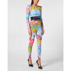 PHILIPP PLEIN T-Shirt Round Neck BOMBING GRAFFITI