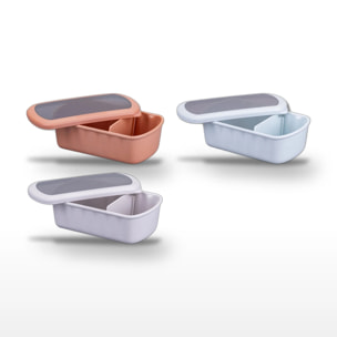 Lot de 3 Lunchbox Fackelmann Storage Rouge, Bleu et Beige