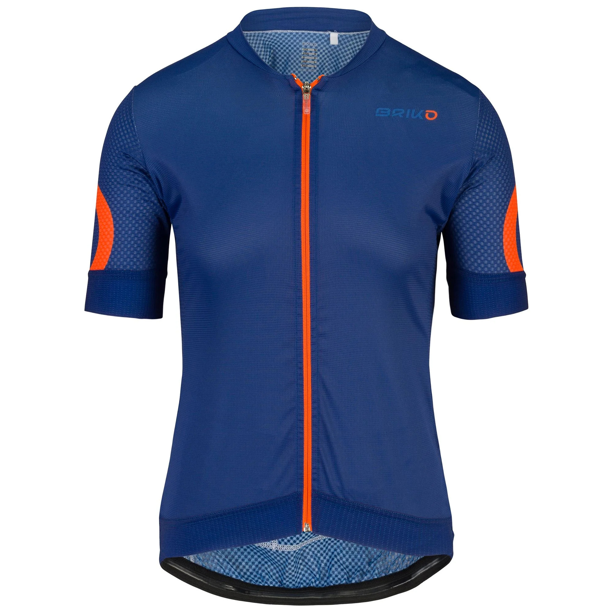 Briko - Maglie gioco, Uomo, Blu - Granfondo Jersey 2.0