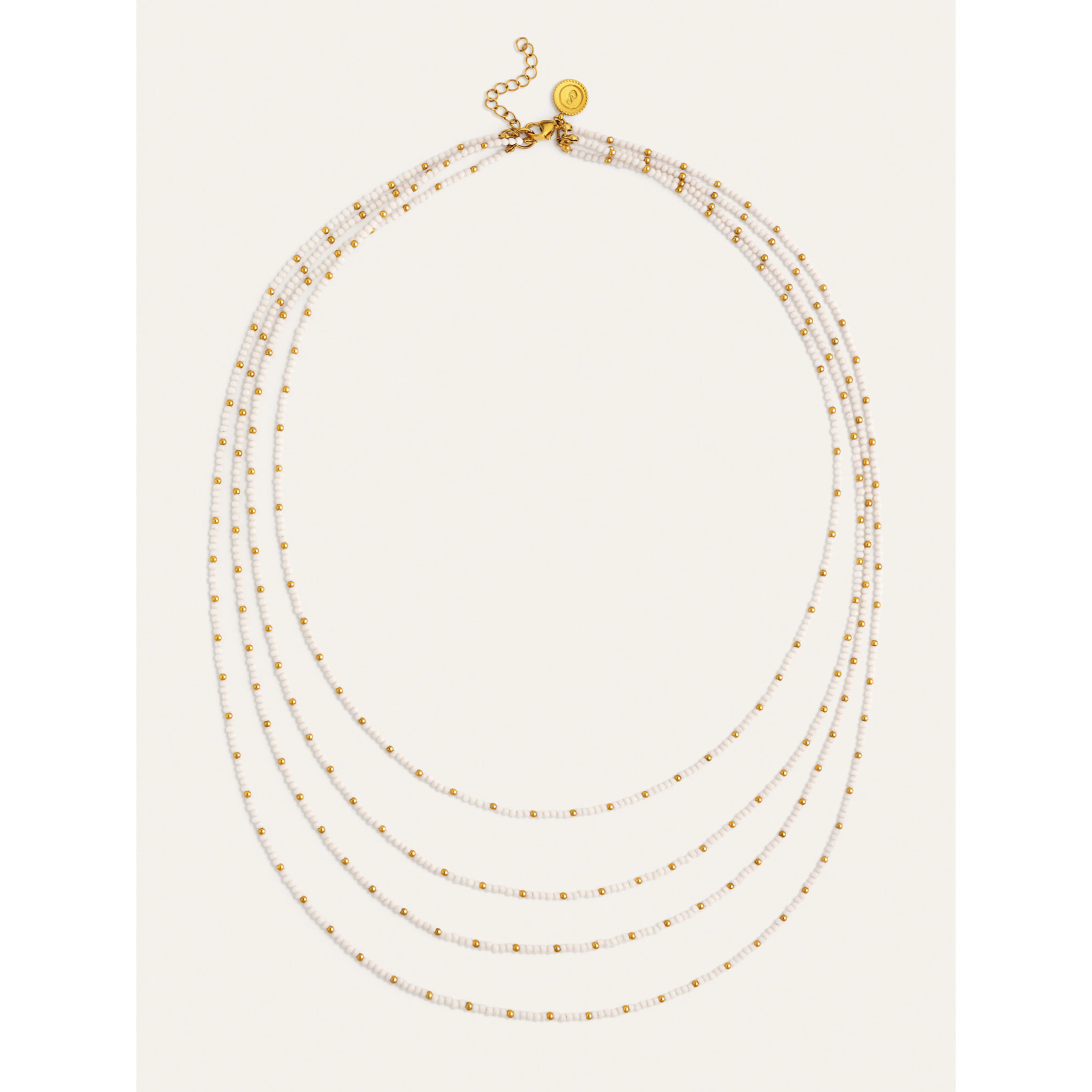 Collar Cleopatra Blanch Acero Baño Oro