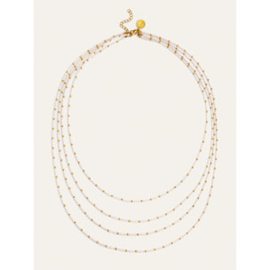 Collar Cleopatra Blanch Acero Baño Oro