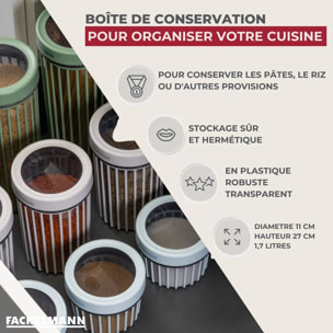 Boite à Provisions 1,7 Litre Fackelmann Storage