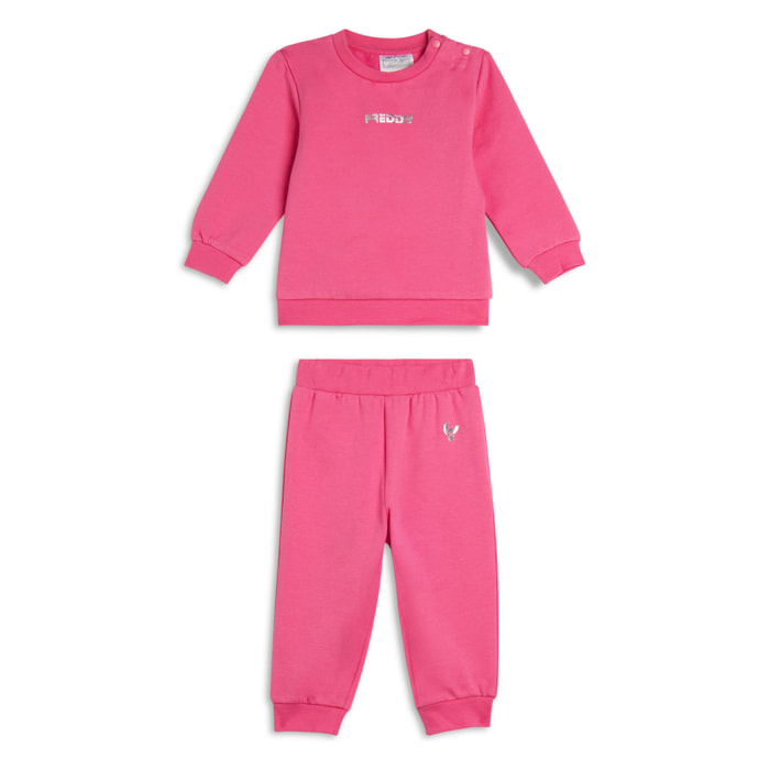 Tuta Baby in cotone elasticizzato con bottoni a pressione