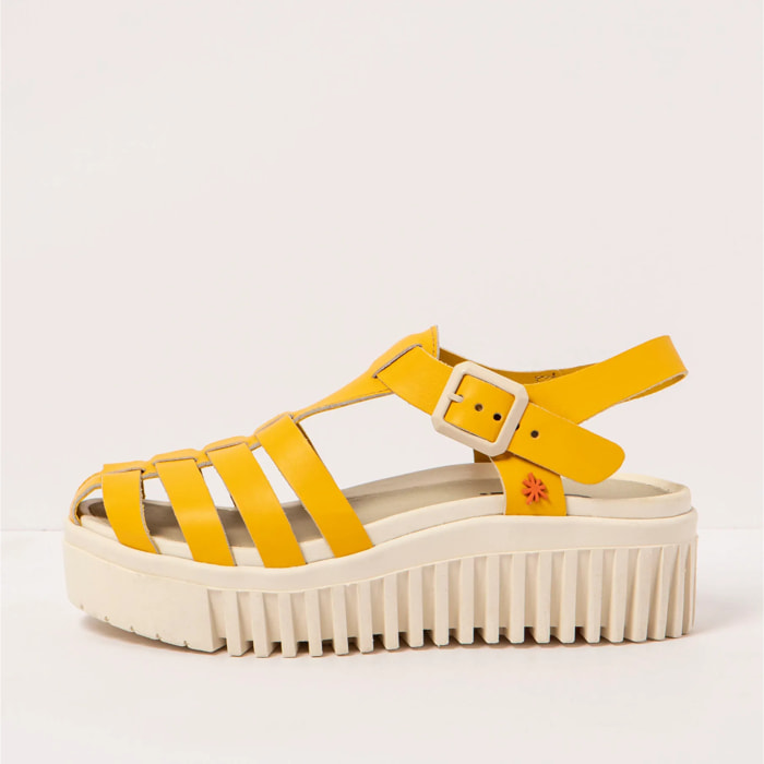 Sandalia de cuña 1575 NAPPA YELLOW/BRIGHTON color Yellow