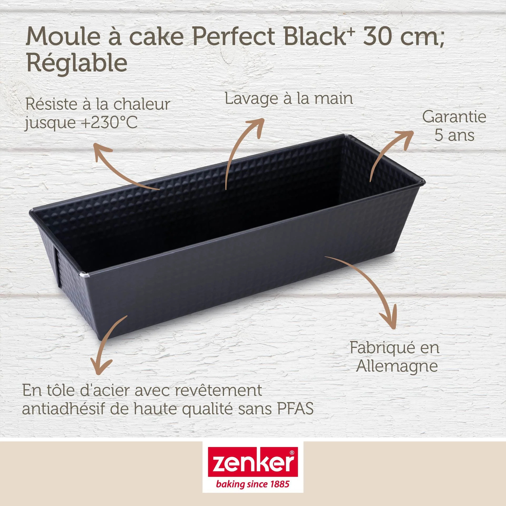 Moule à cake Zenker PerfectBack+