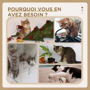 Arbre à chat style cosy chic griffoirs boule ressort niche panier 2 coussins inclus quenouille sisal naturel peluche beige