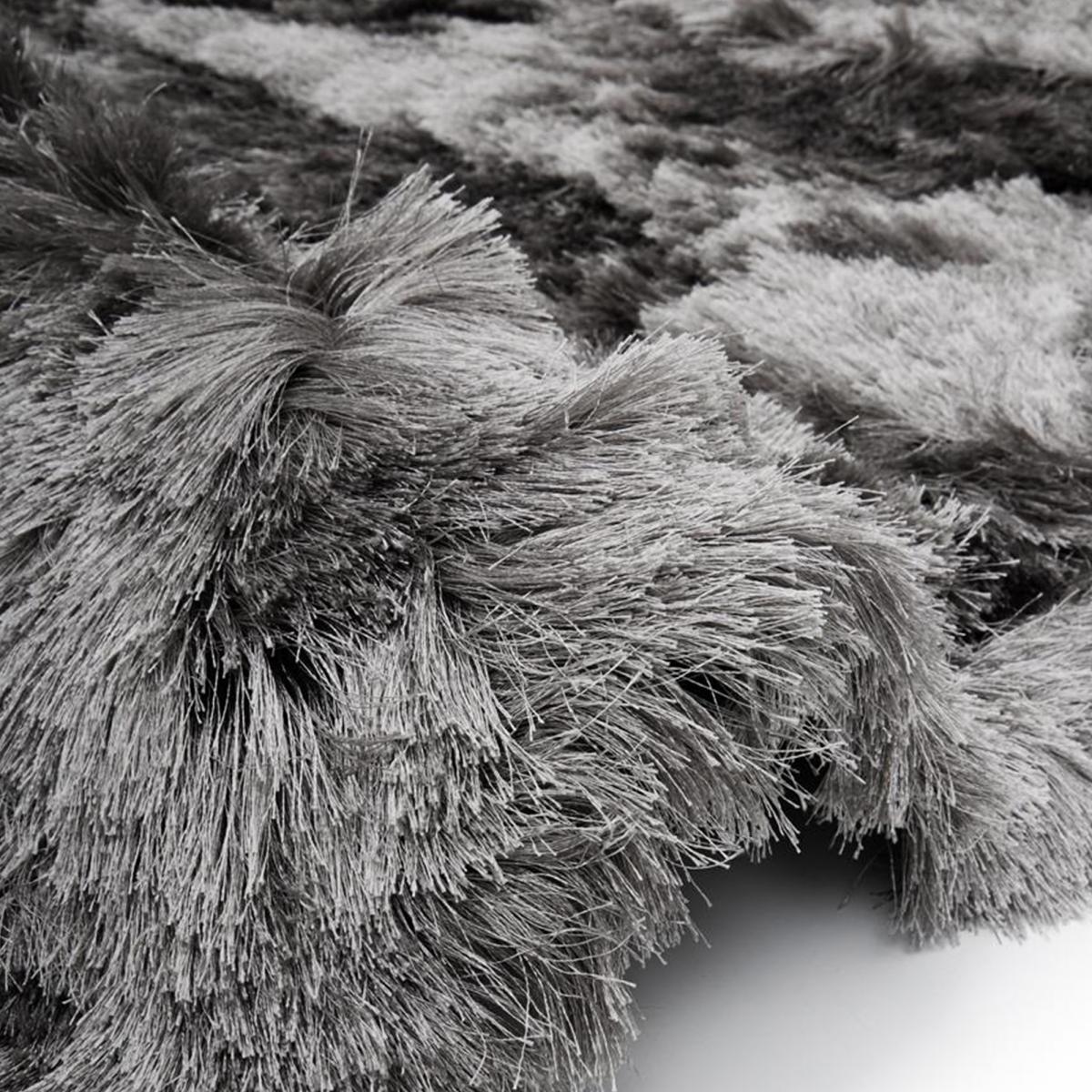 Tapis fait main Shaggy longues mèches Moodil, 45 mm