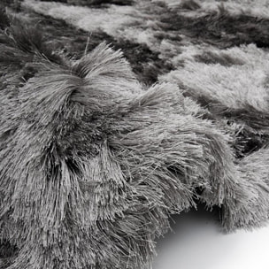Tapis fait main Shaggy longues mèches Moodil, 45 mm