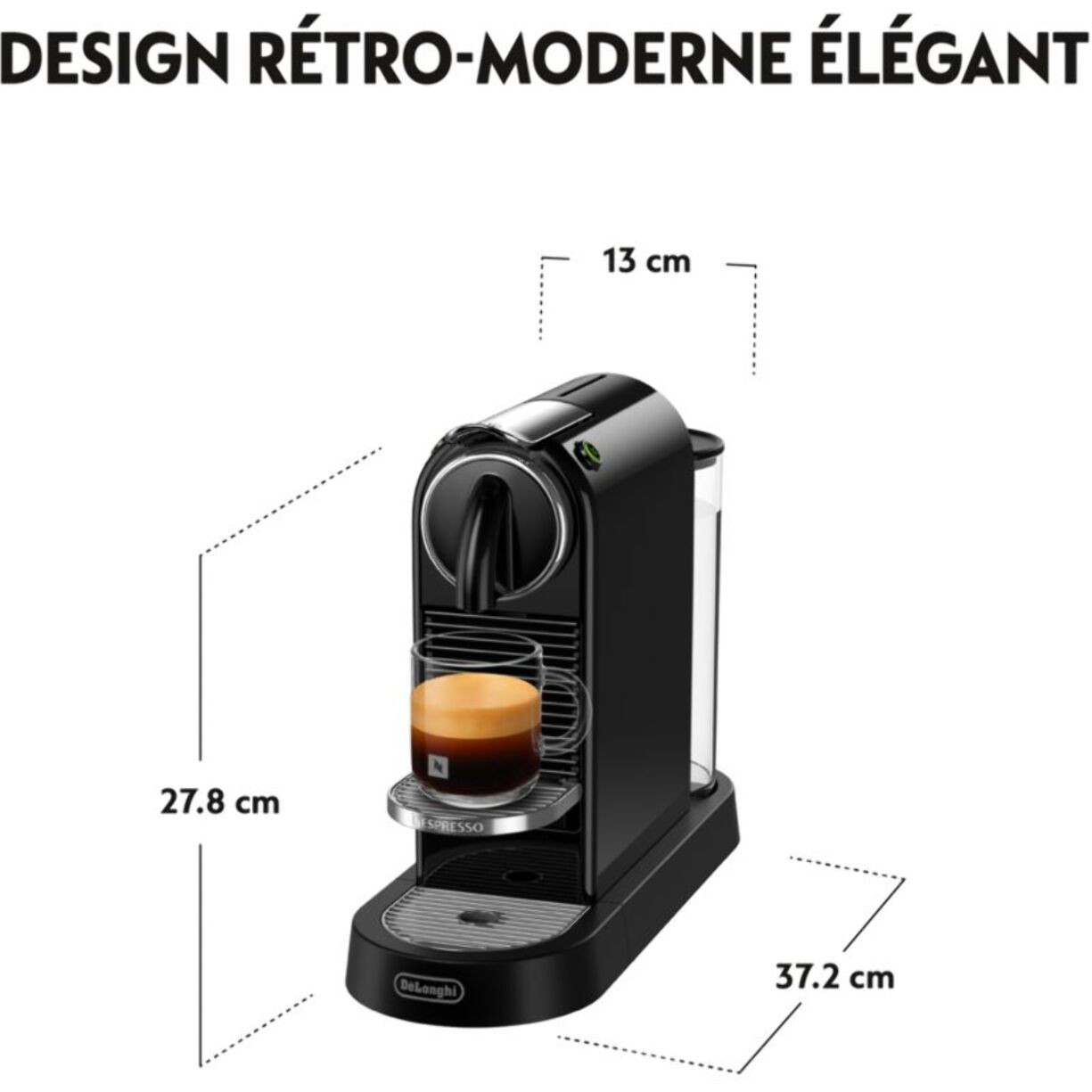 Nespresso DELONGHI Citiz noir EN167.B