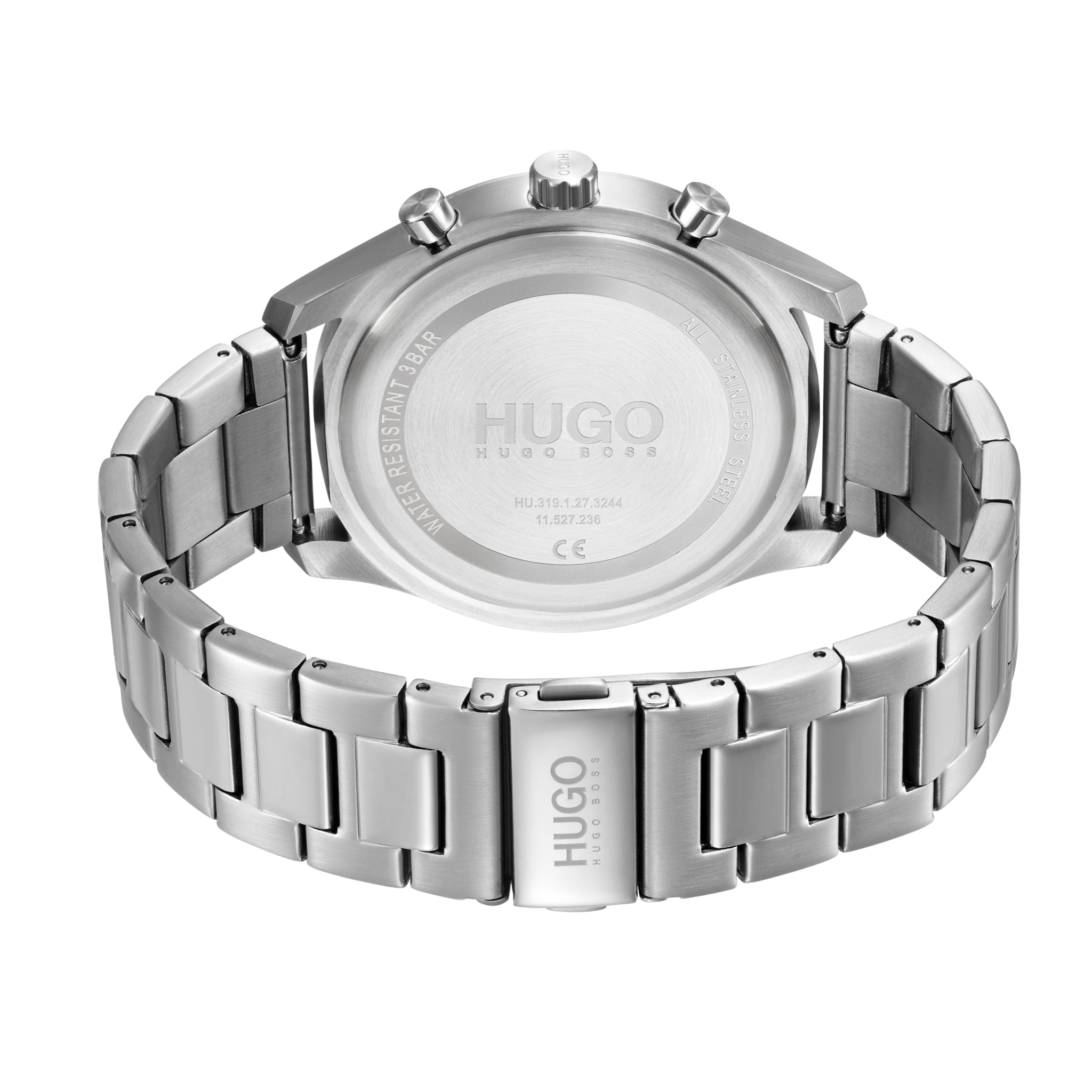 Reloj Hugo 1530163 Hombre Analogico Cuarzo con Correa de Acero inoxidable