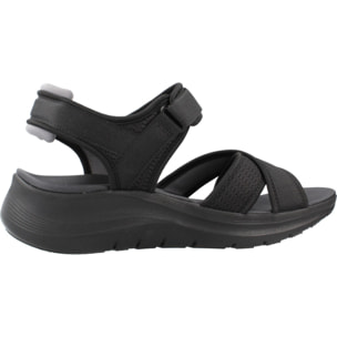 Sandalias Mujer 164078s Negro