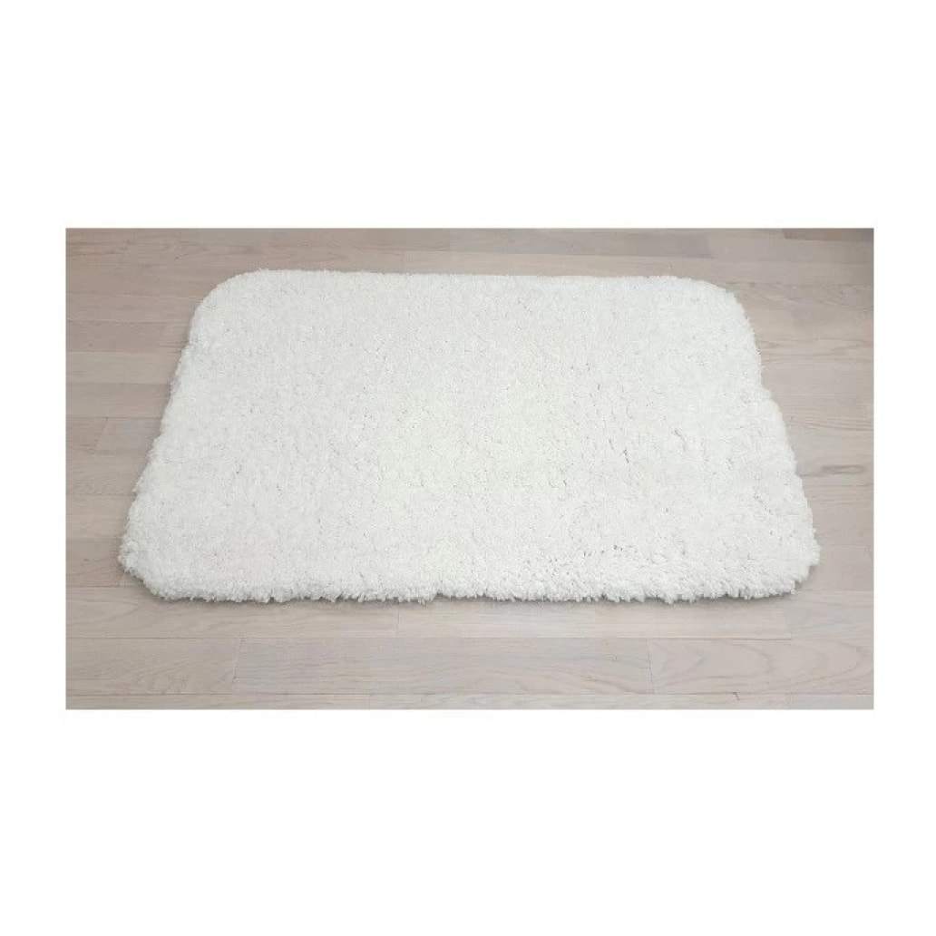 Tapis de bain Microfibre LAMB 60x90cm Blanc Spirella