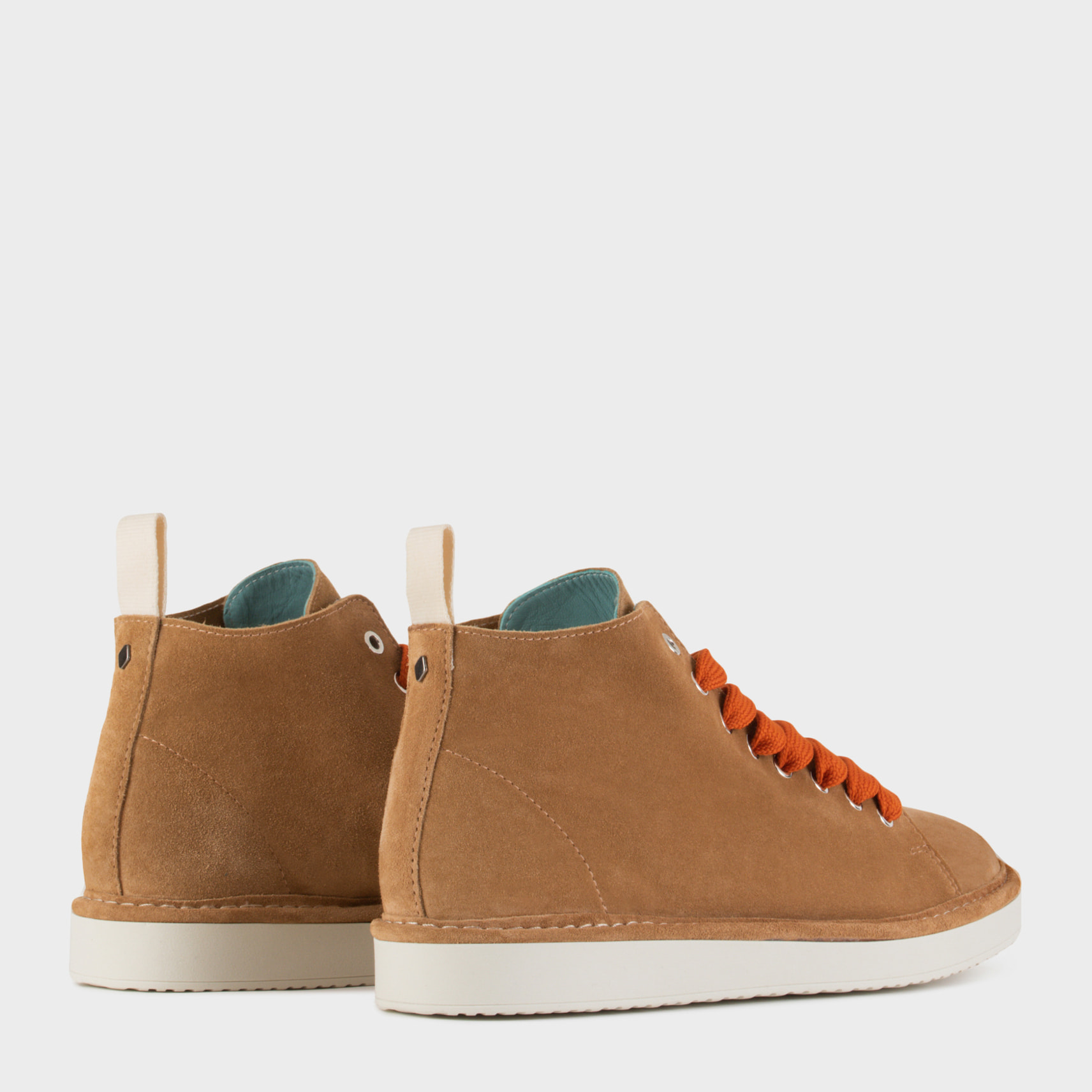 POLACCHINO P01 UOMO IN SUEDE BISCOTTO-ARANCIO BRUCIATO