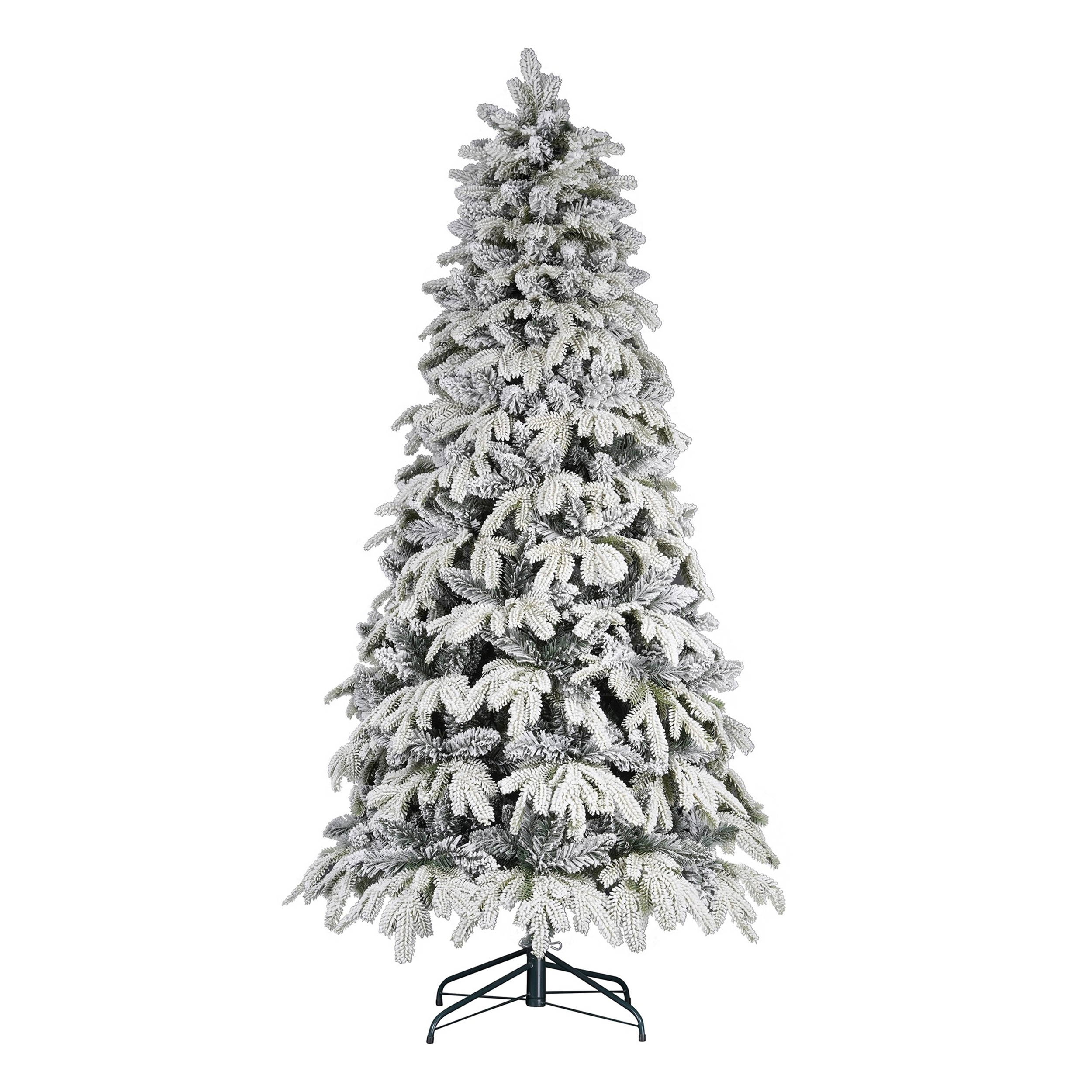 Albero Di Natale Innevato "Monviso" - Altezza 180cm - Albero Realistico in PE + PVC - Extra Folto con 1710 Rami