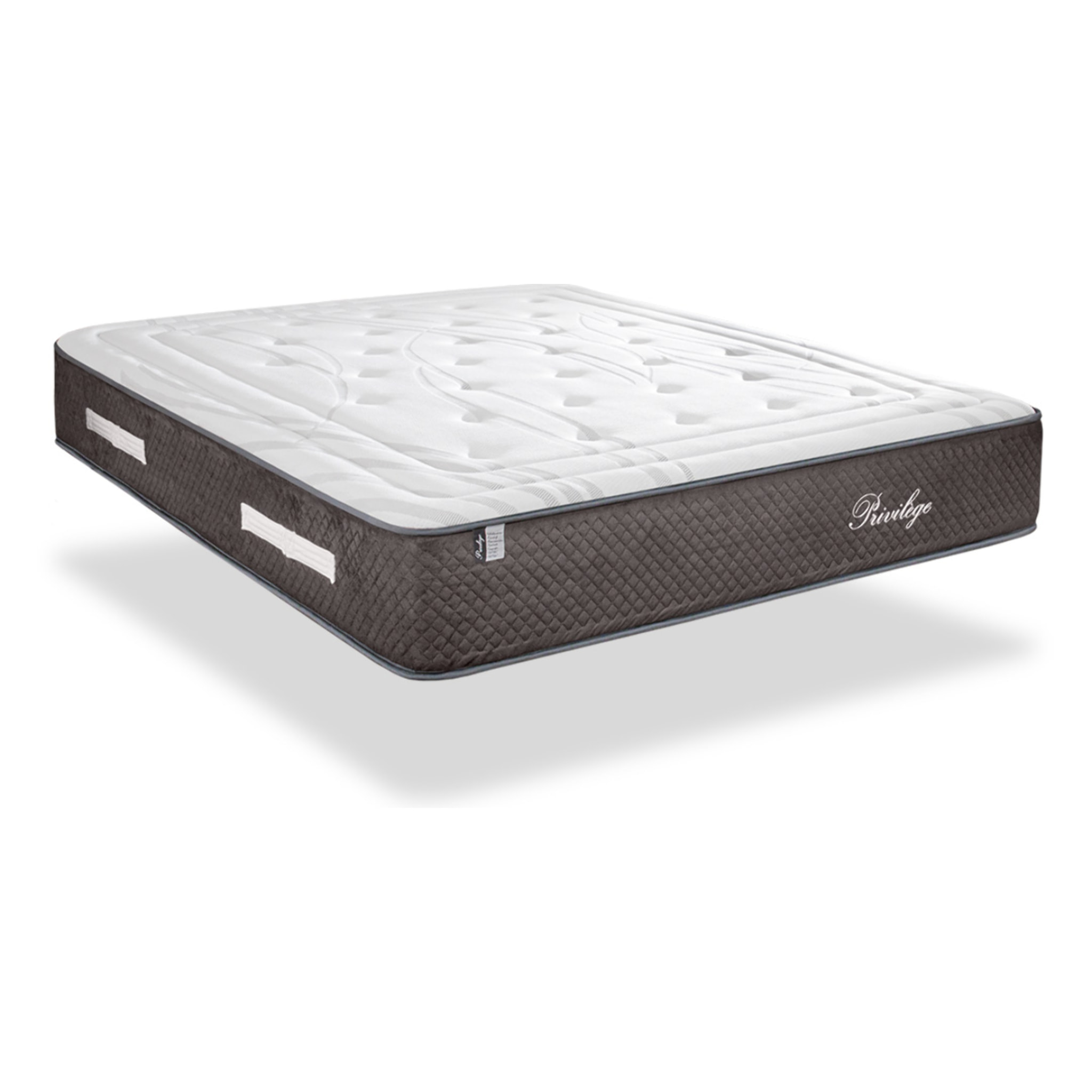 Ensemble Matelas Ressorts ensachés Privilège avec sommier en bois