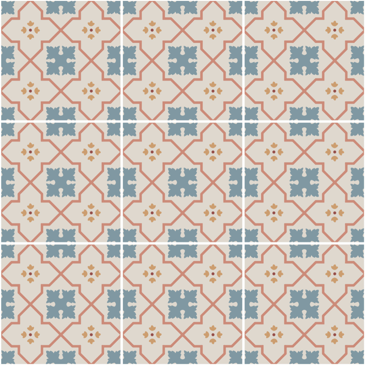 Stickers muraux - Sticker Mural Carrelage adhésif Cuisine Salle de Bain - 9 STICKERS CARRELAGES AZULEJOS FOTINA