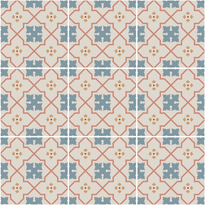 Stickers muraux - Sticker Mural Carrelage adhésif Cuisine Salle de Bain - 9 STICKERS CARRELAGES AZULEJOS FOTINA