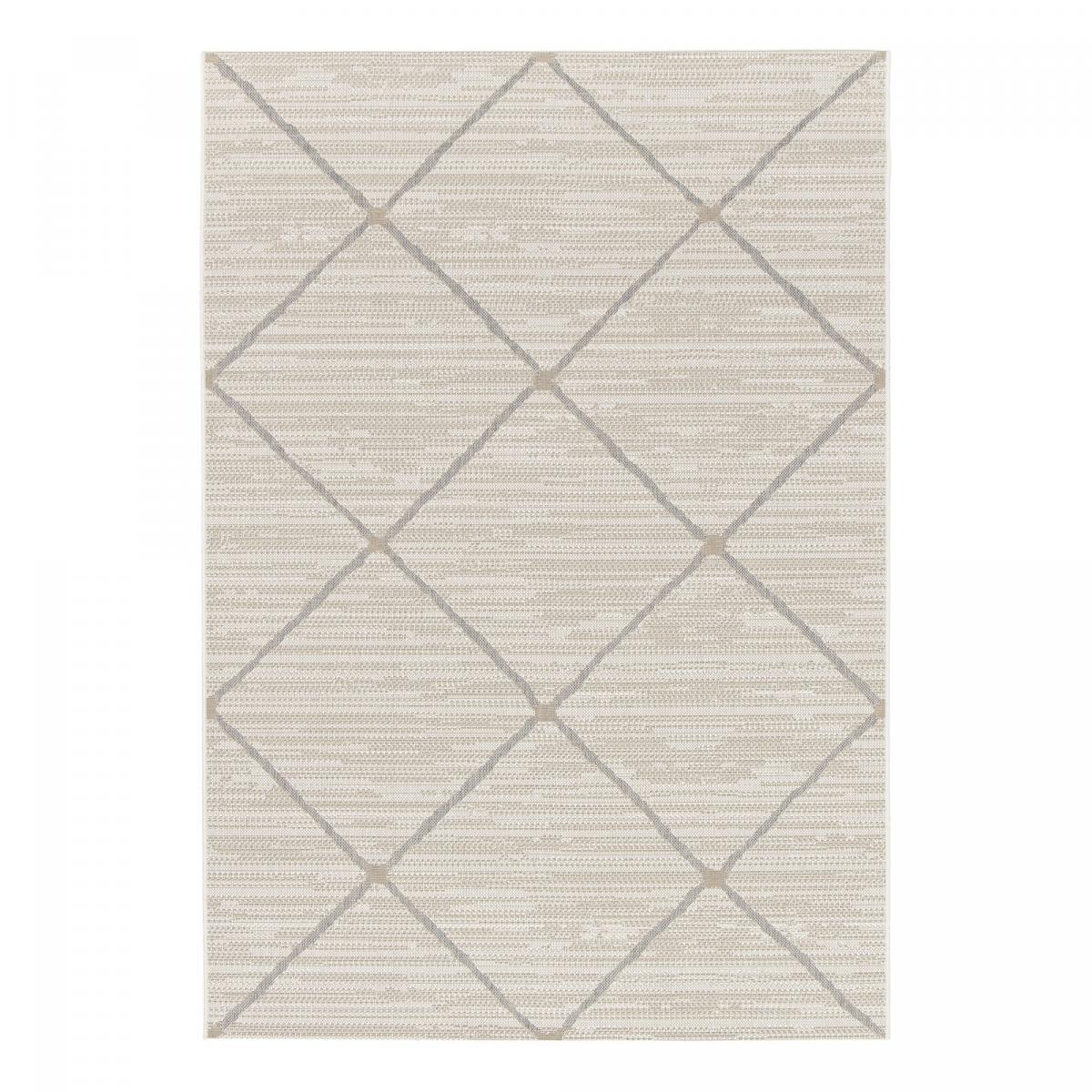 Tapis extérieur tissé kilim rectangle JARU