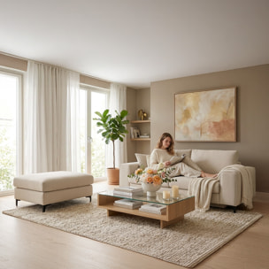 Pouf Fiesole Tissu