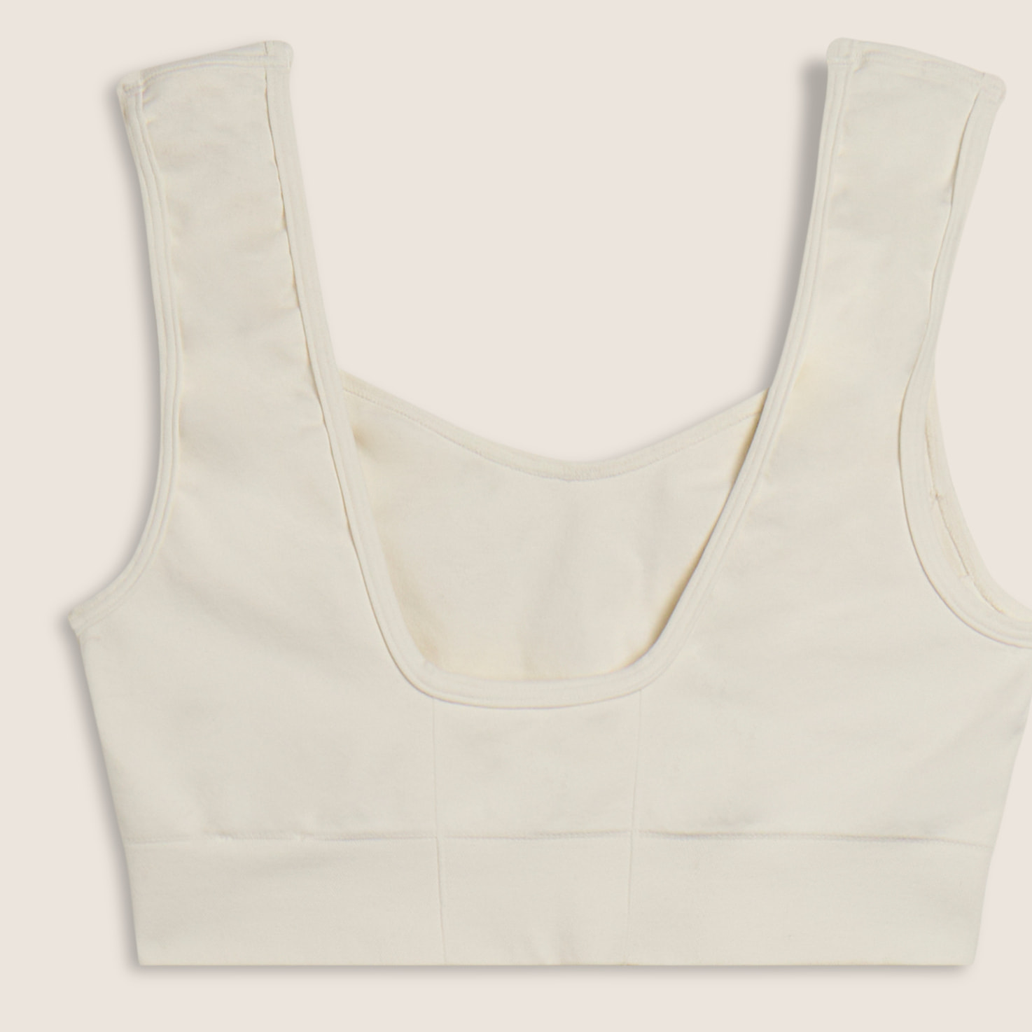 Top sportivo seamless con scollo a cuore e supporto leggero