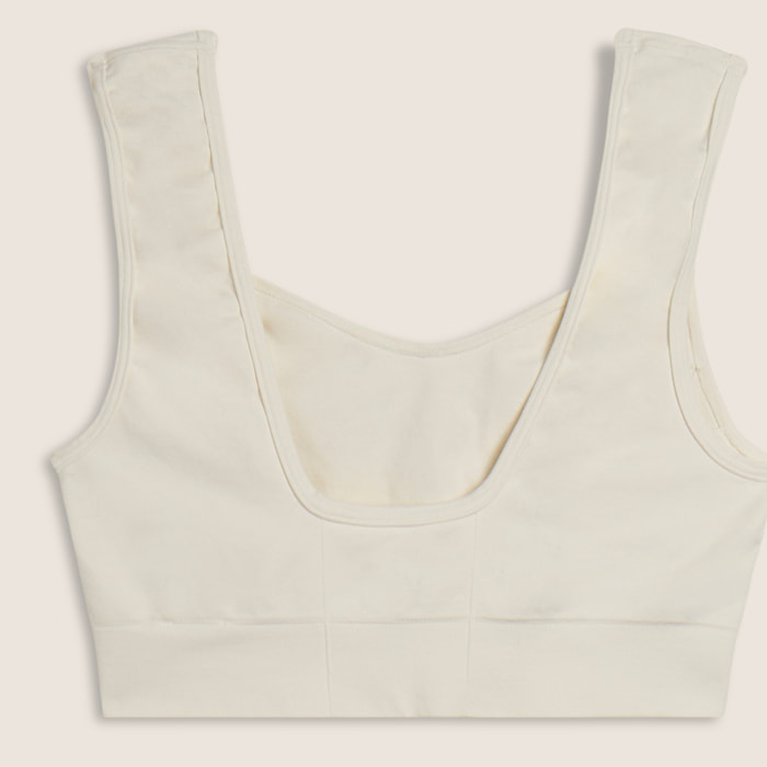 Top sportivo seamless con scollo a cuore e supporto leggero