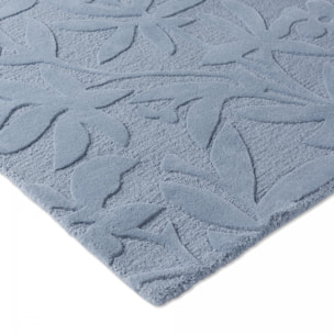 Tapis salon et chambre fait main en laine motif floral ALTA