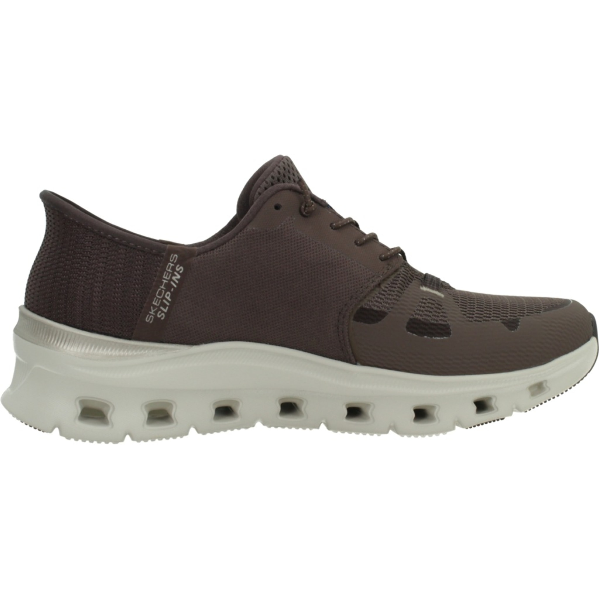 Sneakers De  Mujer Glide-step Pro Radiant Stri Marron