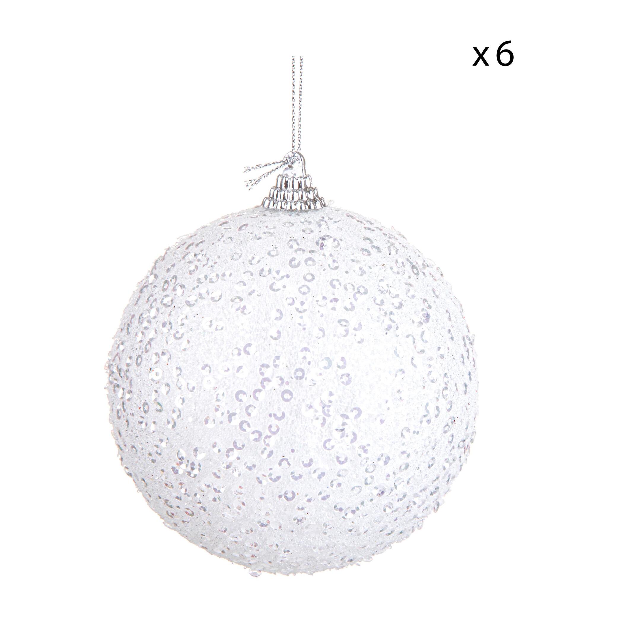 Sfere Natalizie - Pezzi 2 - 10xH10x10cm - Bianchi Dino SpA