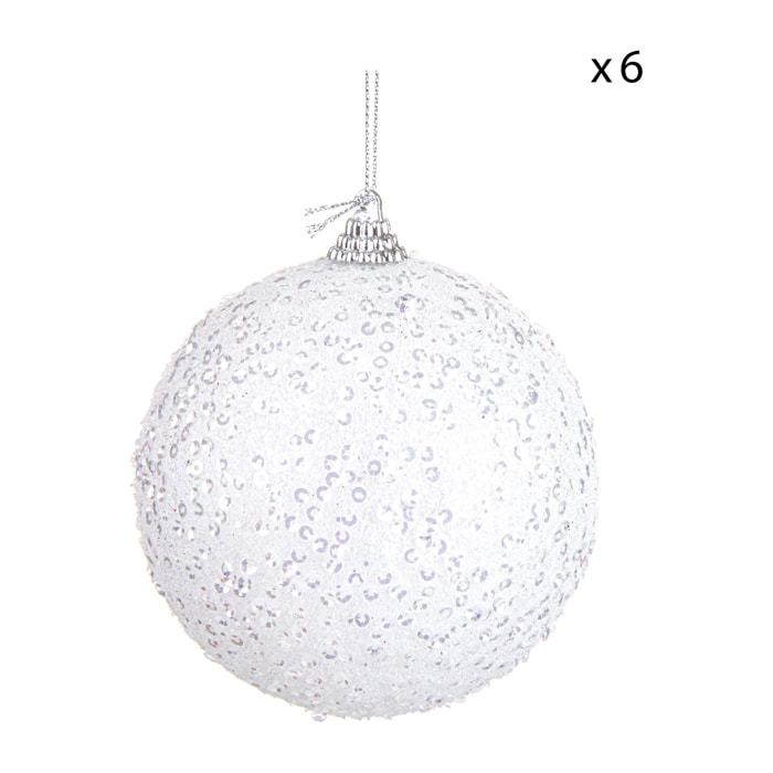 Sfere Natalizie - Pezzi 2 - 10xH10x10cm - Bianchi Dino SpA