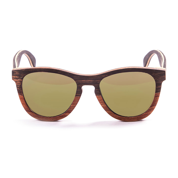 Gafas de sol OCEAN WEDGE - 5 capas marrón / Polarizada revo dorada