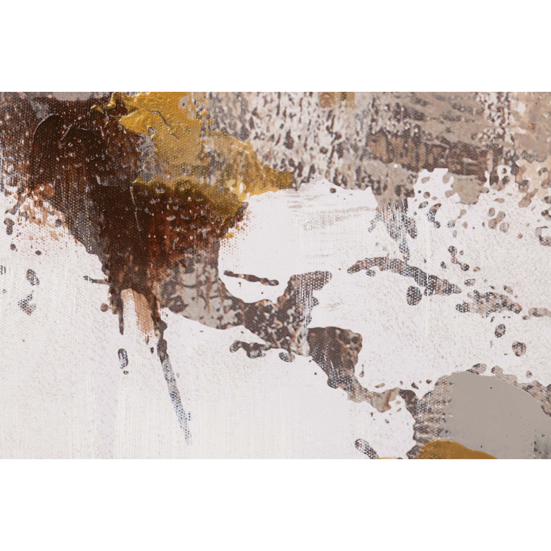 Cuadro Mapa Mundi Con Marco 120x3x80 Cm
