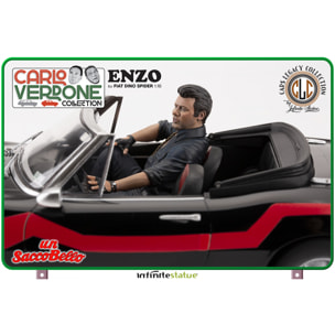 Enzo Su Fiat Dino Spider 1:18 Resin Car Statua Infinite Statua