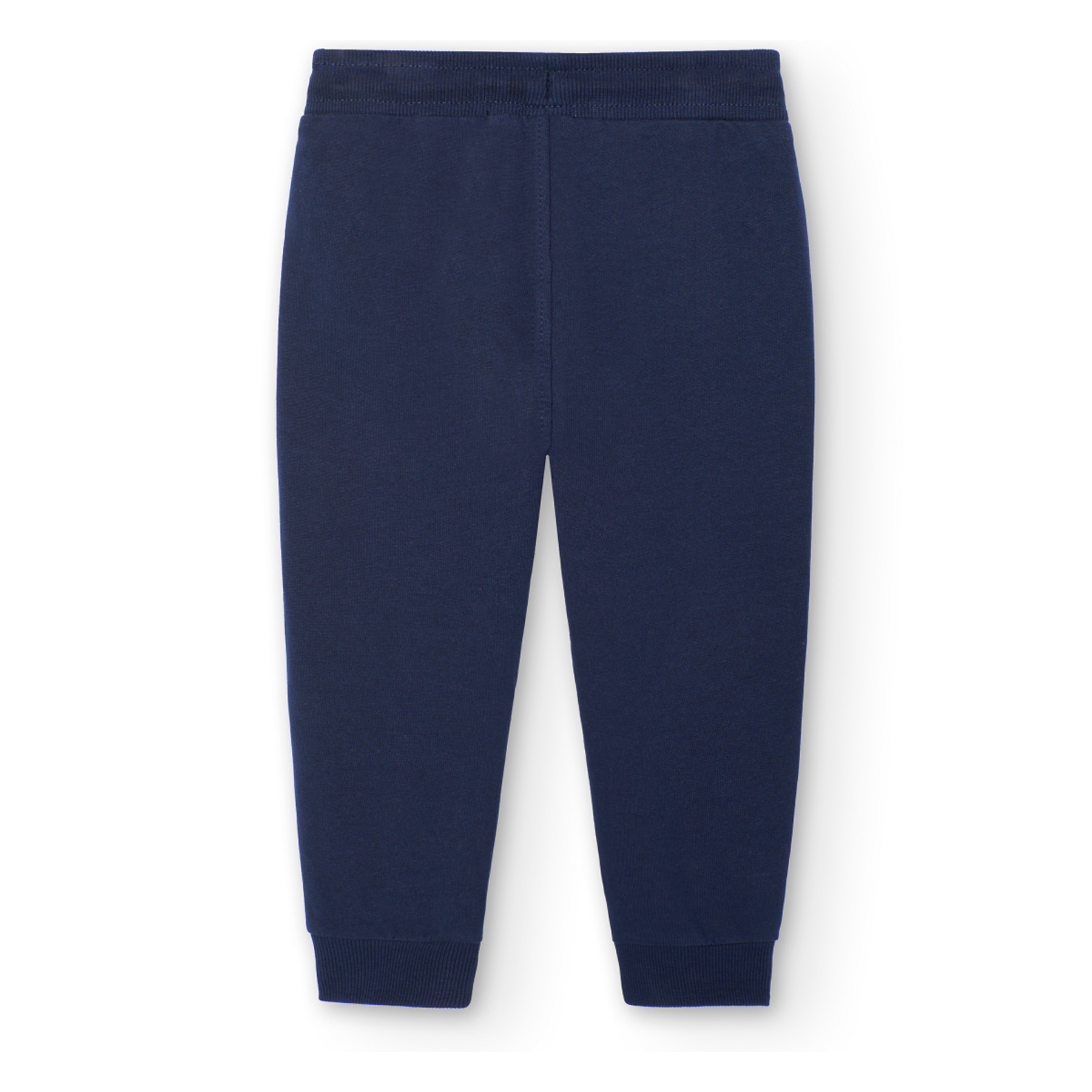 PantalÃ³n bÃ¡sico de felpa bebÃ© niÃ±o, estampado, azul marino