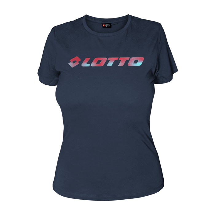 T-Shirt Donna LOTTO Cotone Manica Corta - Art.456112
