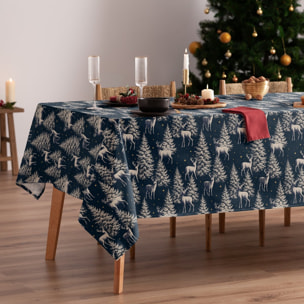 Nappe antitache NORTHLAND BLEU - 100% Coton