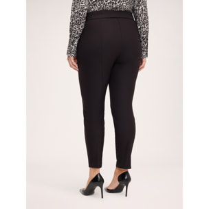 Fiorella Rubino - Pantaloni skinny con zip al fondo - Nero