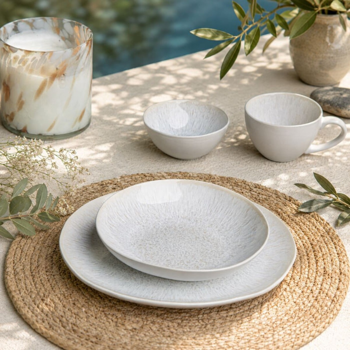 Lot de 6 assiettes creuses, NUAGE