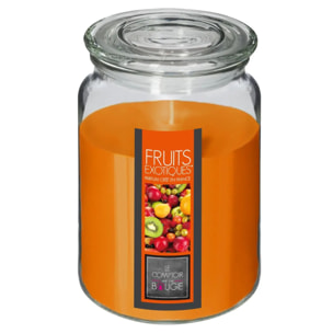 Bougie parfumée fruits exotiques 510g