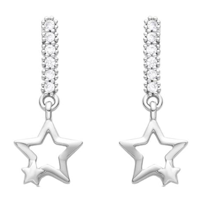 Pendientes Lux by Lux acabados plata