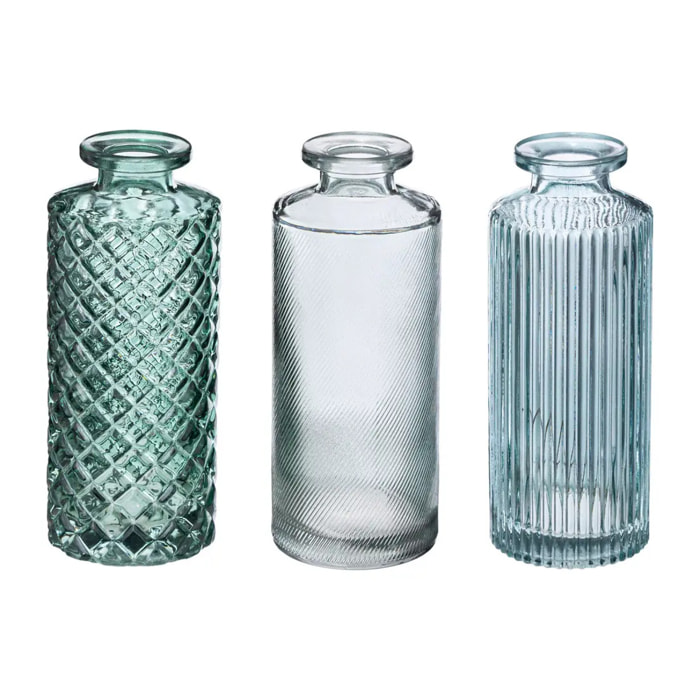 Set de 3 soliflores vert D5,4cm