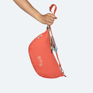 BOLSO DEEP RECYCLED CROSSBODY BAGUETTE C/CORAL