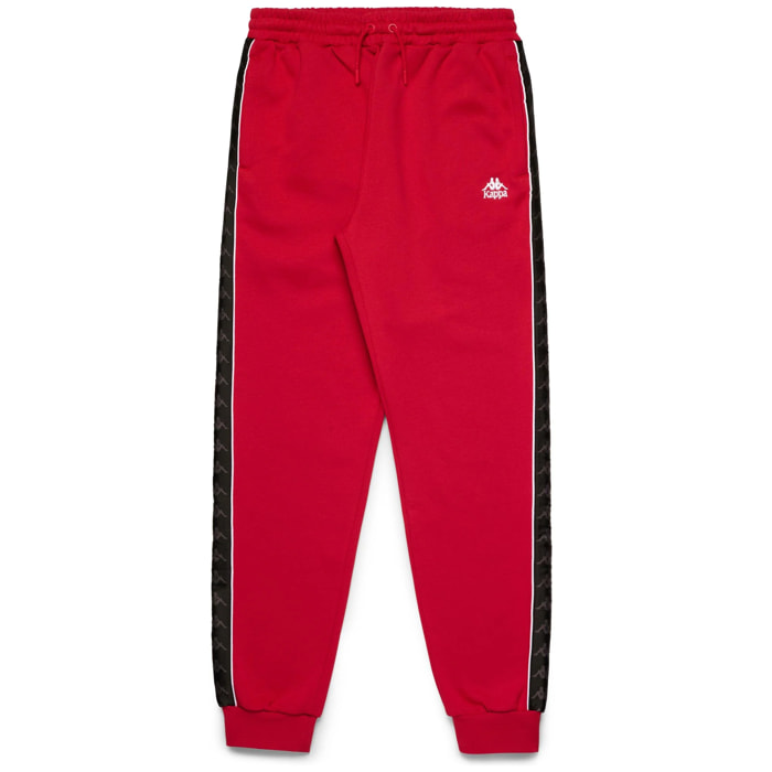 Pantaloni Kappa Uomo 222 Banda Alanz 4 Rosso