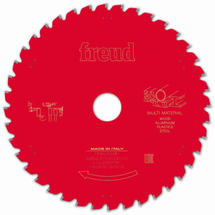 Lame pour scie circulaire portative FREUD - Ø216 2/1,6 AL30 Z40 TPB 0° - F03FS09887 -FR16M001M