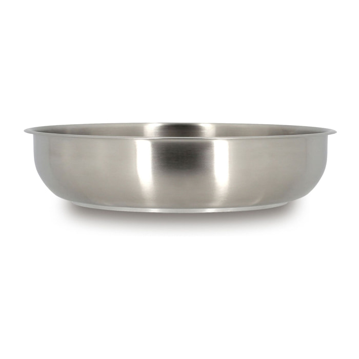 Poêle 20cm amovible en acier inoxydable - tous feux IRIS INOX