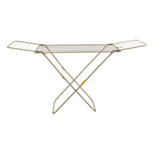 Étendoir à linge Sahana pont L.176cm pliable beige