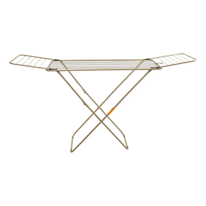 Étendoir à linge Sahana pont L.176cm pliable beige