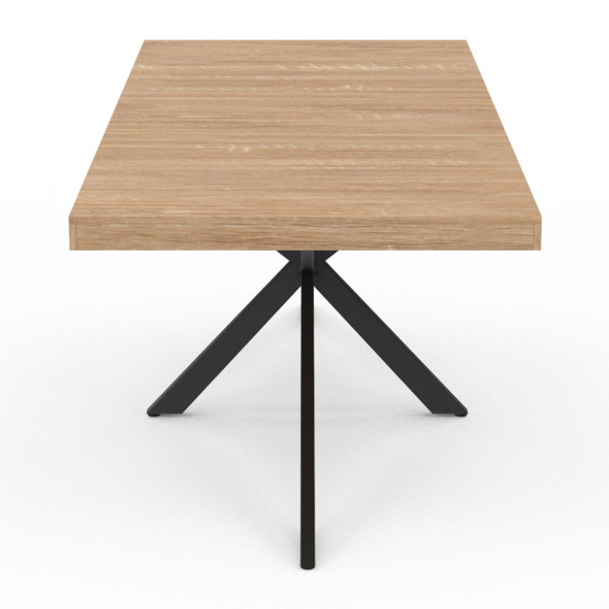 Table à manger extensible Spider avec rangement intégré - Bois - Noir