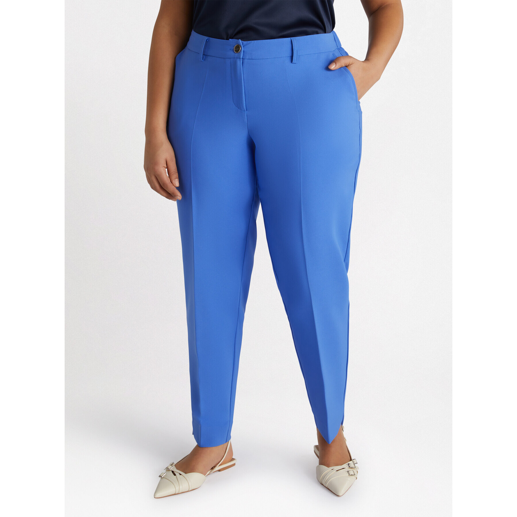 Fiorella Rubino - Pantaloni dritti - Azzurro
